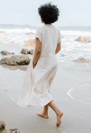 Double V Swing Dress