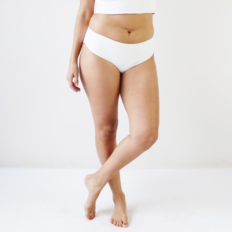 HDH Swim Bikini Bottoms White 2