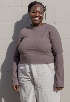 Mauve Rib