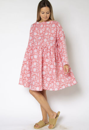 Pink White Floral