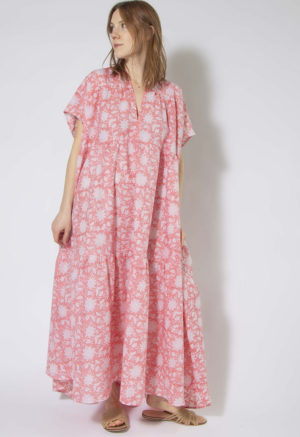 Pink White Floral