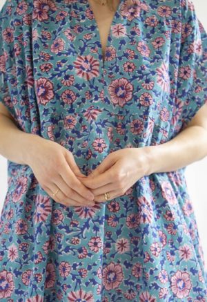 Teal Floral