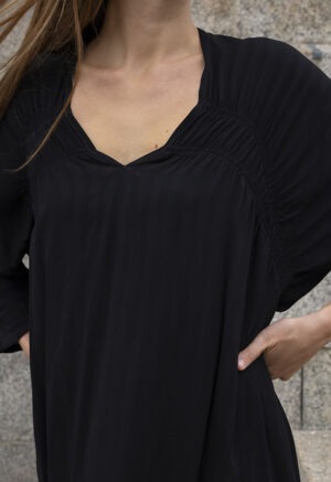 Limited Edition Double V Ruched Dress