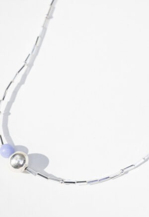 necklace on white backdrop